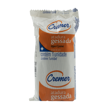 ATADURA GESSADA 10CM X 03MT CREMER*