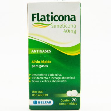 SIMETICONA 40 MG CX C/20 COMP BELFAR