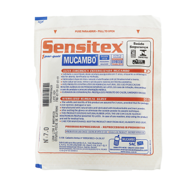 LUVA CIRURGICA 7,0 C/01 PAR C/PO MUCAMBO