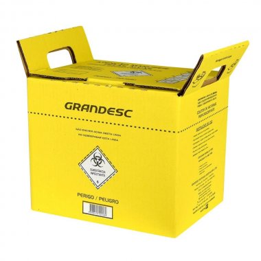 COLETOR PERFUROCORTANTE 20 LT GRANDESC*