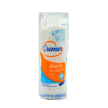 ALGODAO DISCOS C/50 UND CREMER*