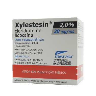 LIDOCAINA EPINEF 02% C/V 10AMPX20ML CRI