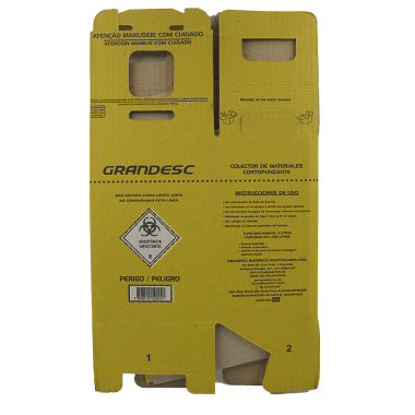COLETOR PERFUROCORTANTE 03 LT GRANDESC*