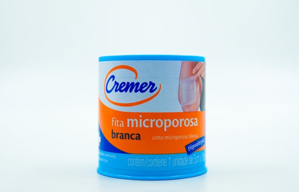 FITA MICROPOROSA 05CM X 4,5MT CREMER