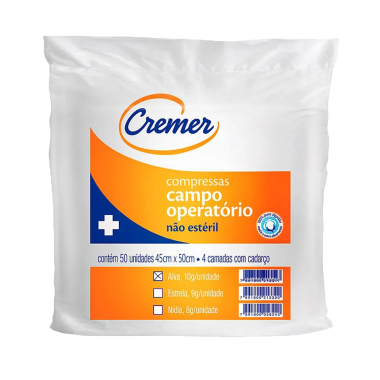 CAMPO OPERATÓRIO 45X50 38G RX C/50 ALVA*