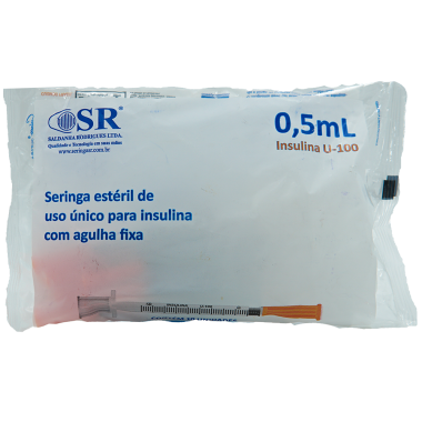 SERINGA INSULINA EST 0,5ML PCT C/10 (SR)