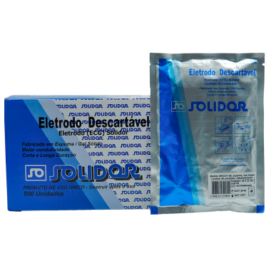 ELETRODO ECG PCT C/50 UNID (SOLIDOR)