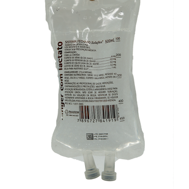 SORO RINGER LACTATO BOLSA 500 ML HALEX