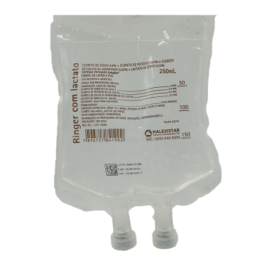 SORO RINGER LACTATO BOLSA 250 ML HALEX