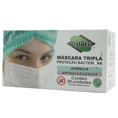 MASCARA TRIPLA PCT C/50 UND (PROTDESC)*