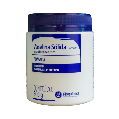 VASELINA SOLIDA (POMADA) 500 GR (RQ)