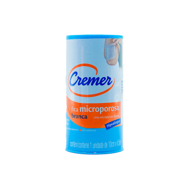 FITA MICROPOROSA 10CM X 4,5MT CREMER*