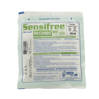 LUVA CIRURGICA 6,5 C/01 PAR C/PO MUCAMBO