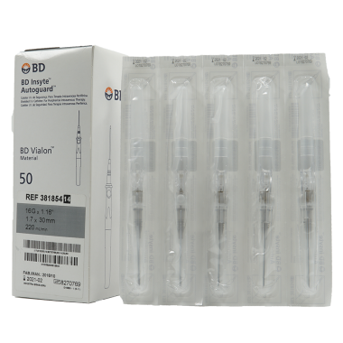 CATETER I.V C/DISP SEGUR 16G C/50 UND BD