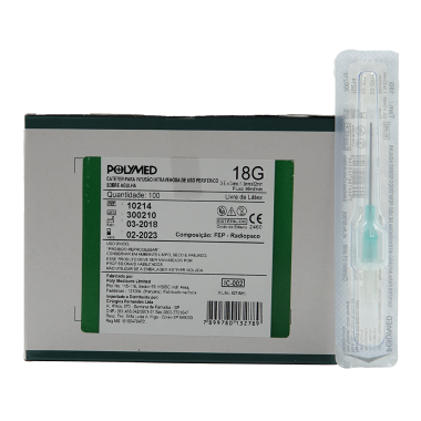 CATETER I.V 18G C/100 UND POLYMED 