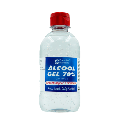 ALCOOL GEL 70% ANTISSEPTICO 280 GR (PHK)