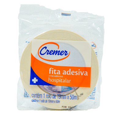 FITA ADESIVA HOSPITALAR 19 MM X 50 MT C*