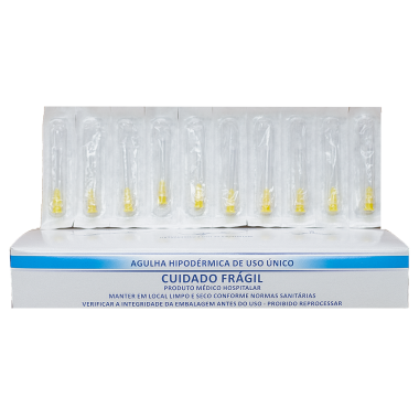 AGULHA HIPODERMICA 25 X 8,0 C/100 SR